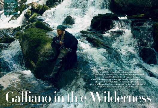 Galliano in the Wilderness - July | Vanity Fair