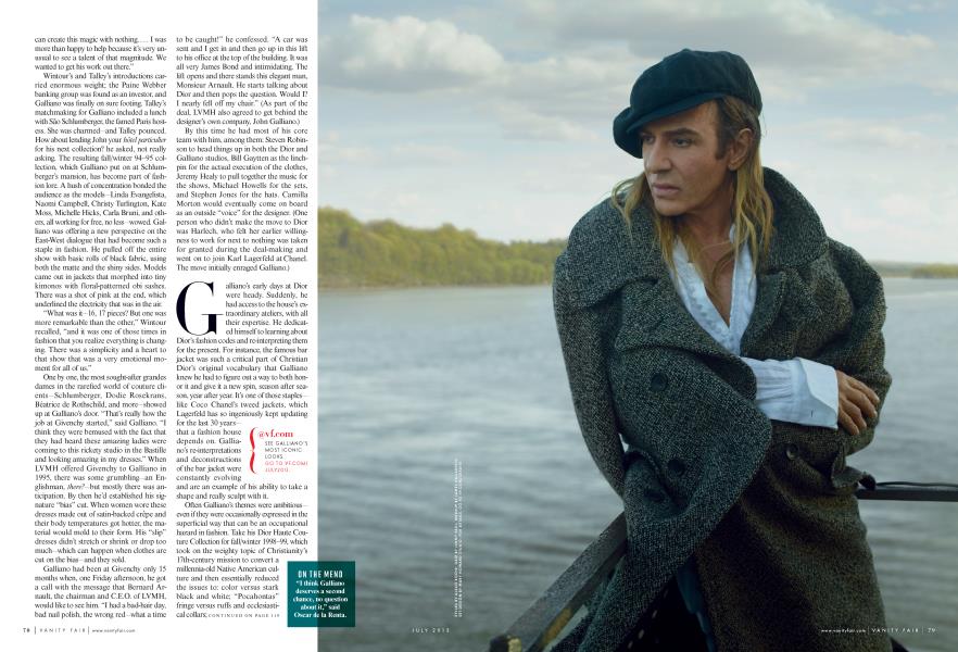 John Galliano: 'a young man of special talent' - fashion archive, February  1986, Fashion