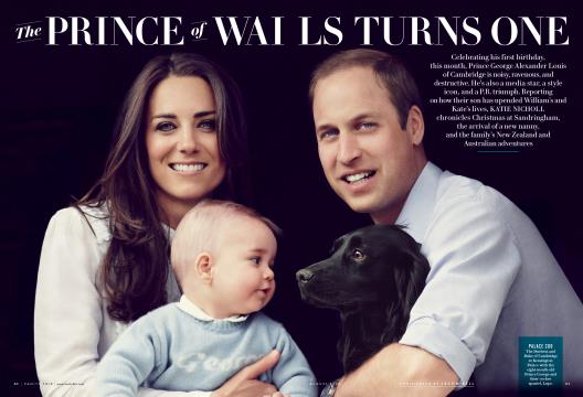 The PRINCE of WAILS TURNS ONE - August | Vanity Fair