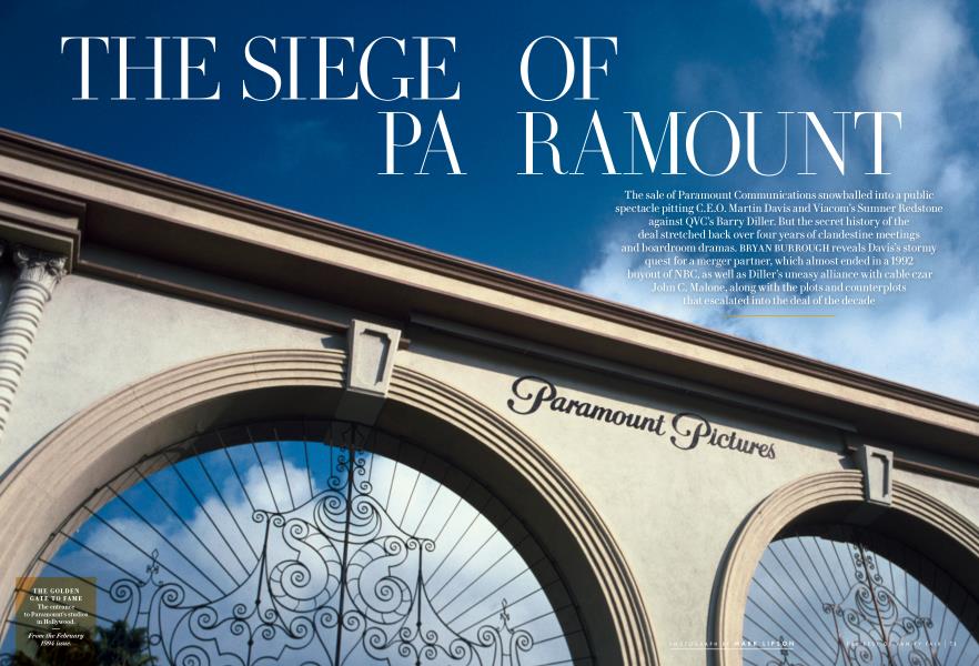 THE SIEGE OF PARAMOUNT