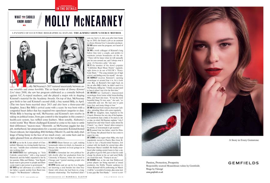 WHAT YOU SHOULD KNOW ABOUT MOLLY McNEARNEY