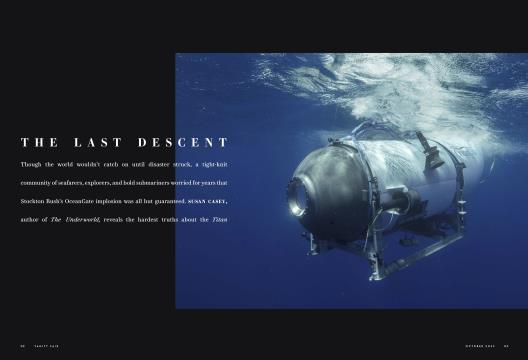 THE LAST DESCENT - October 2023 | Vanity Fair