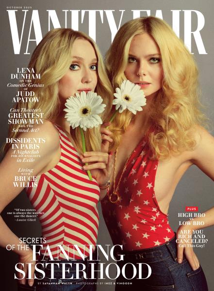 Vanity Fair magazine cover for OCTOBER 2025