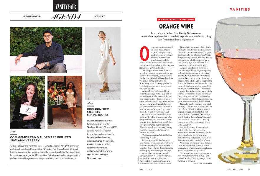 WE NOMINATE FOR OBLIVION: ORANGE WINE