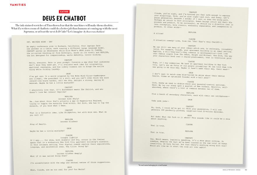 SATIRE: DEUS EX CHATBOT