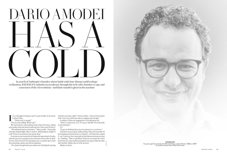 DARIO AMODEI HAS A COLD